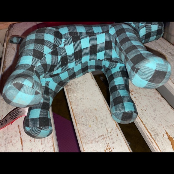 VS PINK Limited Edition Plaid Pups Large 9x13 & regular mini set SUPER HTF!! - Picture 4 of 9